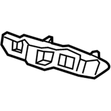 GM 39204262 Guide Bracket, Front Driver Side 39204262 GM Guide Bracket, Front Driver Side Illustration 1 of 1