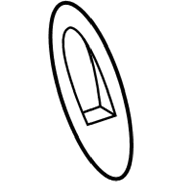 GM 15253263 Base Bezel 15253263 GM Base Bezel Illustration 1 of 1
