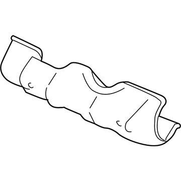 GM 10189236 Heat Shield, Passenger Side 10189236 GM Heat Shield, Passenger Side Illustration 1 of 1