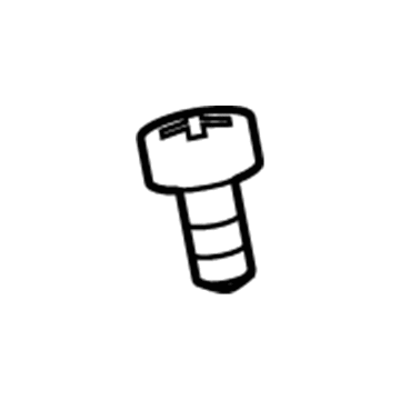 GM 94525657 Center Seat Belt Bolt 94525657 GM Center Seat Belt Bolt Illustration 1 of 1