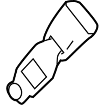 GM 19168353 Buckle, Titanium, Rear Passenger Side 19168353 GM Buckle, Titanium, Rear Passenger Side Illustration 1 of 1