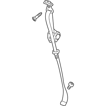 GM 19208794 Lap & Shoulder Belt, Rear Passenger Side 19208794 GM Lap & Shoulder Belt, Rear Passenger Side Illustration 1 of 1