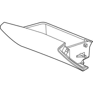GM 84697999 Glove Box Door, Black 84697999 GM Glove Box Door, Black Illustration 1 of 1