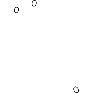 GM 24436644 Evaporator Tube Seal 24436644 GM Evaporator Tube Seal Illustration 1 of 1