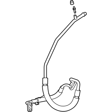 GM 15881443 Discharge Hose 15881443 GM Discharge Hose Illustration 1 of 1