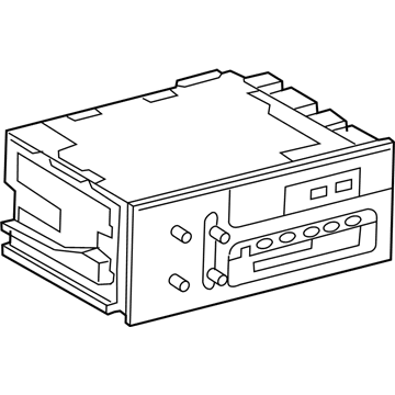 Chevy 16218925 Radio