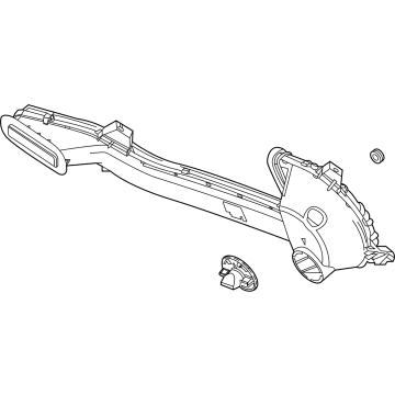 GM 85126004 Rear Duct 85126004 GM Rear Duct Illustration 1 of 1