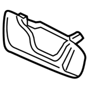 15256832 GM Sunshade, Driver Side Illustration 1 of 1