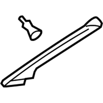 15262943 GM Windshield Pillar Trim, Driver Side Illustration 1 of 1