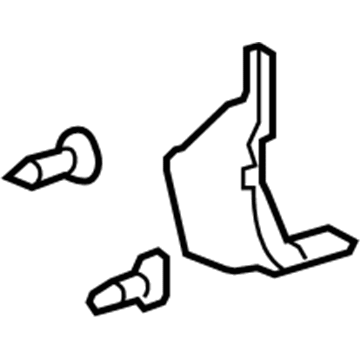 15212898 GM Cowl Trim, Front Driver Side Illustration 1 of 1