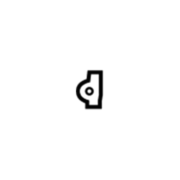 GM 15755986 Seat Belt Guide, Rear 15755986 GM Seat Belt Guide, Rear Illustration 1 of 1