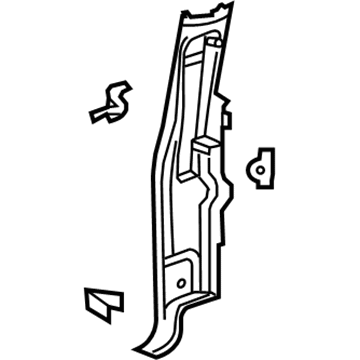 15237642 GM Body Side Trim, Rear Illustration 1 of 1