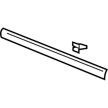 15240388 GM Rear Glass Molding Illustration 1 of 1