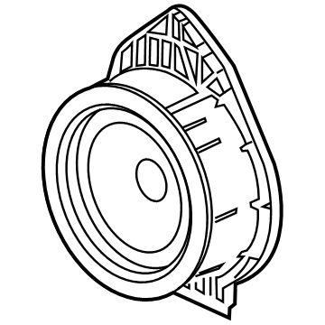 GMC 86779189 Rear Driver Speaker