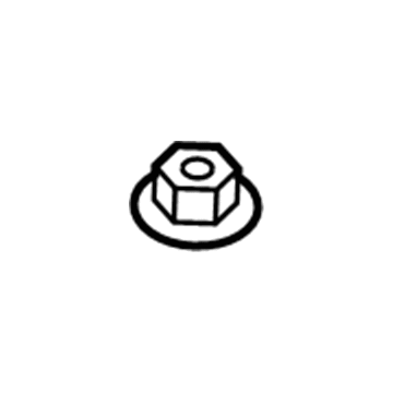 Buick 11546367 Rear Transmission Mount Nut
