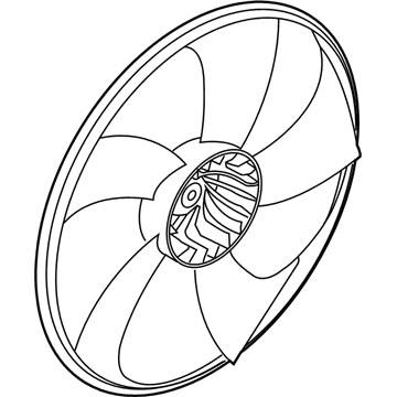 Cadillac CTS Cooling Fan Assembly - 25881843
