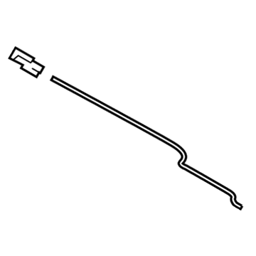 GM 22863609 Lock Rod, Driver Side 22863609 GM Lock Rod, Driver Side Illustration 1 of 1