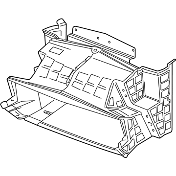 GM 85145156 Air Duct, Front Lower 85145156 GM Air Duct, Front Lower Illustration 1 of 1