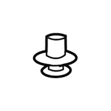 GM 88970767 Fender Liner Retainer Clip 88970767 GM Fender Liner Retainer Clip Illustration 1 of 1