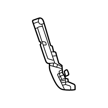 GM 87813763 Bracket, Fuel Door & Body Side, Rear 87813763 GM Bracket, Fuel Door & Body Side, Rear Illustration 1 of 1
