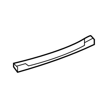 84671018 GM Molding, Black, Rear Illustration 1 of 1
