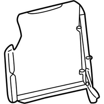 GM 88941750 Back Panel 88941750 GM Back Panel Illustration 1 of 1