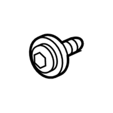 GM 11570851 Lower Gate Trim Clip 11570851 GM Lower Gate Trim Clip Illustration 1 of 1
