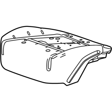 Cadillac 85695032 Seat Cushion Pad
