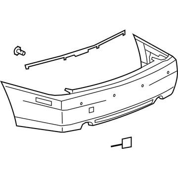 Cadillac STS Bumper Cover - 89025756
