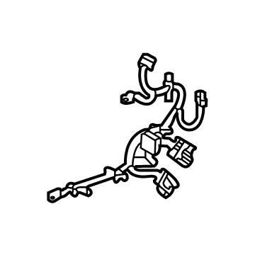 GM 84813238 Harness, Rear Passenger Side 84813238 GM Harness, Rear Passenger Side Illustration 1 of 1