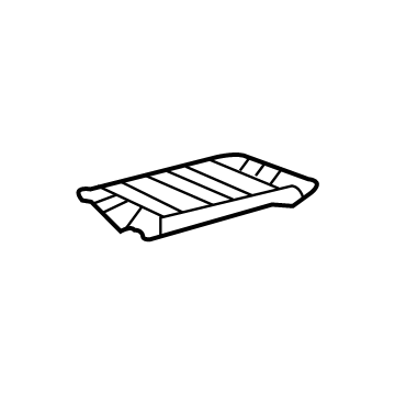 GM 84272718 Door Trim Panel Cap, Rear Driver Side 84272718 GM Door Trim Panel Cap, Rear Driver Side Illustration 1 of 1