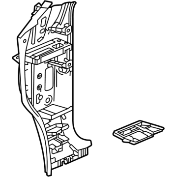 Chevy 42482506 Hinge Pillar Reinforcement