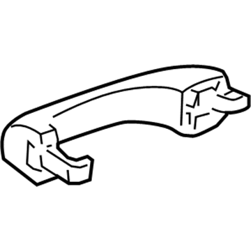 GM 25957909 Handle, Outside, Dark Smoke Gray, Front 25957909 GM Handle, Outside, Dark Smoke Gray, Front Illustration 1 of 1
