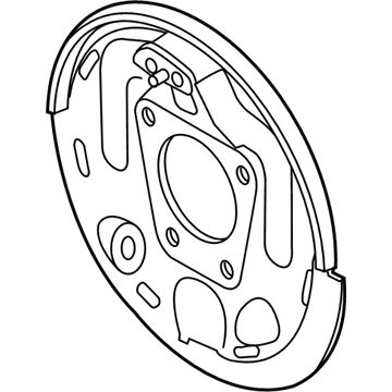 Chevy El Camino Brake Dust Shields - 18013525