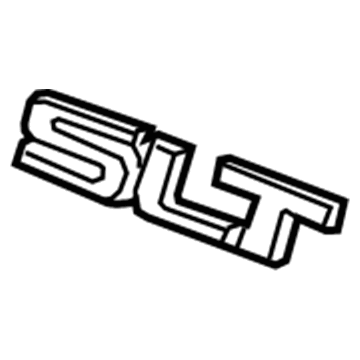 GM 23256181 Nameplate 23256181 GM Nameplate Illustration 1 of 1