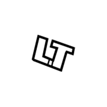 GM 23256178 Nameplate 23256178 GM Nameplate Illustration 1 of 1