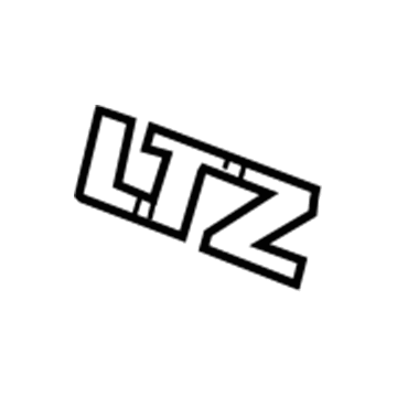 GM 23256179 Nameplate 23256179 GM Nameplate Illustration 1 of 1