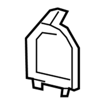GM 15782398 Access Cover 15782398 GM Access Cover Illustration 1 of 1