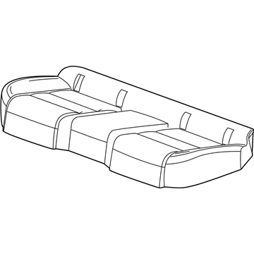 GM 84571559 Cushion Cover 84571559 GM Cushion Cover Illustration 1 of 1