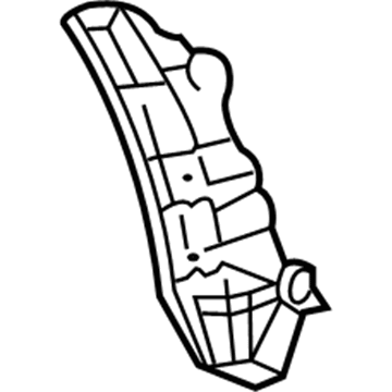 GM 88970444 Splash Shield 88970444 GM Splash Shield Illustration 1 of 1
