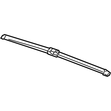GM 19432581 Wiper Blade, Driver Side 19432581 GM Wiper Blade, Driver Side Illustration 1 of 1
