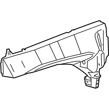 Cadillac Windshield Washer Fluid Reservoir - 22927764