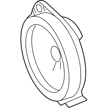GM 85032667 Speaker, Radio Auxiliary Speakers, Front 85032667 GM Speaker, Radio Auxiliary Speakers, Front Illustration 1 of 1