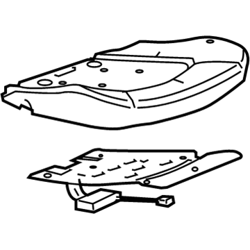 Cadillac CTS Occupant Detection Sensor - 19210876