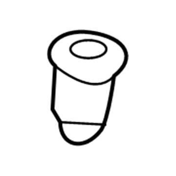 88975644 GM Spoiler Retainer Clip Illustration 1 of 1