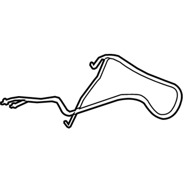 GM 22772221 Hose, Passenger Side 22772221 GM Hose, Passenger Side Illustration 1 of 1