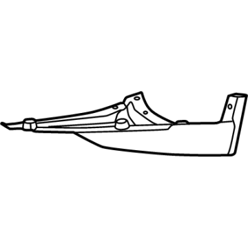 GM 26426514 Deflector-Front Bumper Fascia Air *Less Finish 26426514 GM Deflector-Front Bumper Fascia Air *Less Finish Illustration 1 of 1