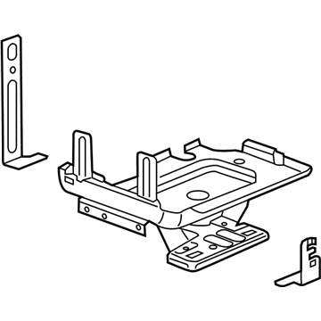84401323 GM Battery Tray Illustration 1 of 1