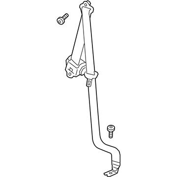 Buick 84676031 Belt & Retractor