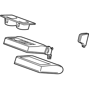 GM 22831532 Armrest, Rear Center 22831532 GM Armrest, Rear Center Illustration 1 of 1